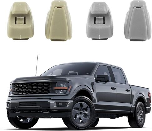 2PCS Sun Visor Clips for Cars, Sun Visor Retainer Holder Clip Replacement 95994975 95994976, Sunvisor Support Bracket Hook Hanger Clips for Chevy Silverado Cruze Tahoe Car Accessories(Gray) in Kuwait