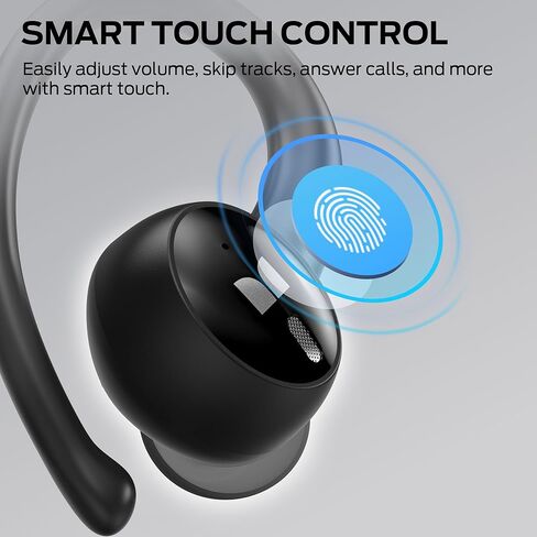 Monster Clarity 101 AirLinks Wireless Earbuds, Bluetooth 5.0 in-Ear Headphones with Charging Case, Stereo Earphones Deep Bass Sound, IPX5 Waterproof, Built-in Mic, Clear Call, Secure Fit for Sports in Saudi Arabia