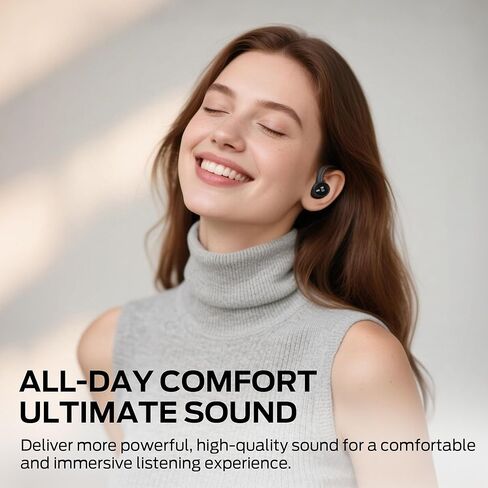 Monster Clarity 101 AirLinks Wireless Earbuds, Bluetooth 5.0 in-Ear Headphones with Charging Case, Stereo Earphones Deep Bass Sound, IPX5 Waterproof, Built-in Mic, Clear Call, Secure Fit for Sports in Saudi Arabia