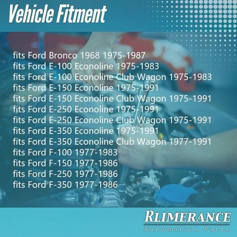 حامل ناقل الحركة - قطعة واحدة بديلة لحامل ناقل الحركة الأوتوماتيكي الخلفي يناسب Ford E-350 Econoline 6.9L 1983 1984 1985 1986 1987، يناسب Ford F-150 5.8L 1980 1981 1982 1983 1984 1985 1986 in Kuwait