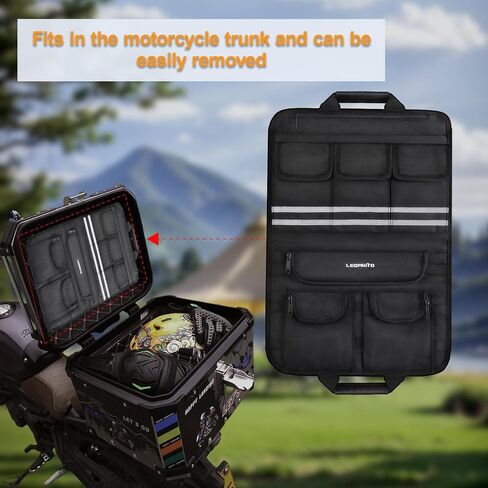 Motorcycle Tour Pack Lid Organizer, Saddlebag Lid Organizers Tour Pack Liners for Harley Davidson King Tour Pack in Saudi Arabia