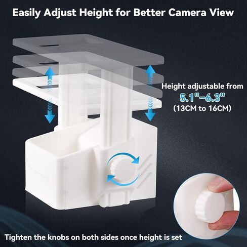 Trading Card Scanner Stand with Light, Card Scanner Holder with Adjustable Height for TCG Cards, Built-in Magnetic Ring Compatible with MagSafe Phones, Rechargeable Light & Stable Magnetic Card Slot in Saudi Arabia