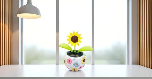 Sunflower Solar Dancing Flower Solar Dancing Solar Toys, Solar Powered Swinging Animated Dancer Toy Office Desk Car Decoration for Car, Funny Ornaments, Solar Power Kits in Saudi Arabia
