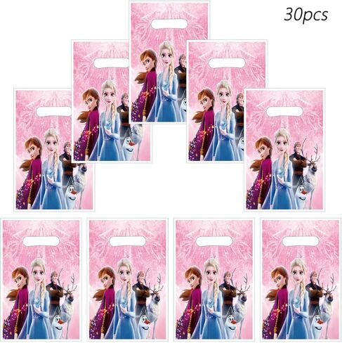 JYHFY 30PCS Frozen party gift bags, supplies, and decorations. Perfect for cartoon parties, ideal for kids, and great for family events, prizes, carnivals, and Christmas in Saudi Arabia