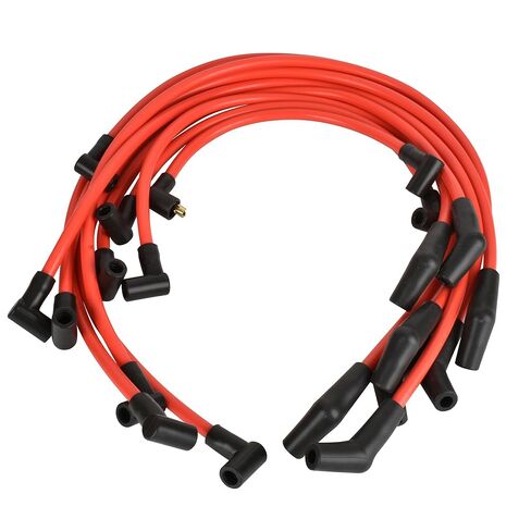 HYR 10.5mm Racing Spark Plug Wire Set 10PCS for Ford F150 1979-1995, Mustang 1964-1995, 5.0L 5.8L SBF Small Block Ford V8 302 351w, High Performance Red Ignition Cable Wire in Kuwait