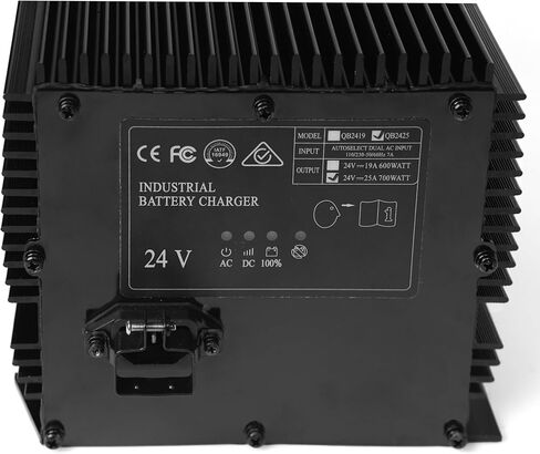 24V 25A Battery Charger Compatible with Genie/Skyjack/JLG Scissor Lifts, Replaces HB600-24B (161827,105739,96211,128537,105739GT), IP67 Waterproof, Fits Genie Gs 1930 & JLG Lift Batteries in Saudi Arabia