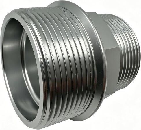 Electric Fuel Pump Bung Adapter, 2" NPT Tank Bung Adapter Kit, Metal Construction, Part Number 110909-1, Includes Fiber Union Ring Gasket Fuel System in Saudi Arabia