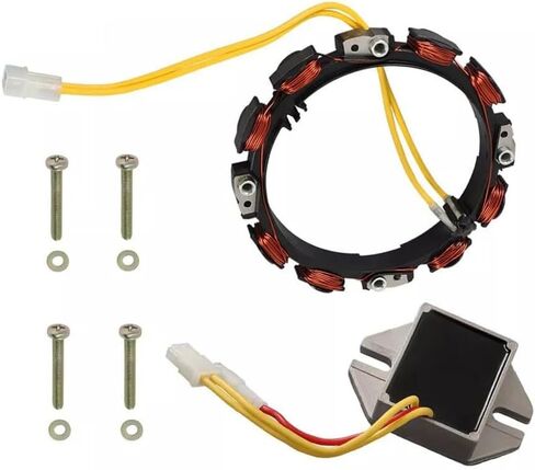 696458 Stator Alternator with 10/16 Amp Regulated Engine 21A977 21B902 21B906 21B907 Replaces 393295 Lawn Mower in Saudi Arabia