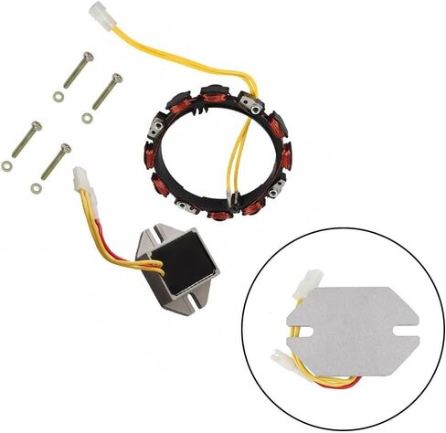 696458 Stator Alternator with 10/16 Amp Regulated Engine 21A977 21B902 21B906 21B907 Replaces 393295 Lawn Mower in Saudi Arabia