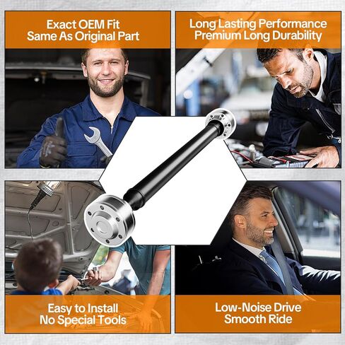 مجموعة عمود المحرك الأمامي لـ 2009-2014 Ford F150، 2007-2014 Expedition، 2007-2014 Lincoln Navigator 4WD عمود القيادة الكامل يستبدل OE 7L1Z4A376A، 7L1Z4A376B in Kuwait