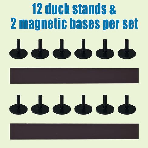 Duck Holder for Jeep Wrangler, Magnetic Adjustable Dash Mount for Rubber Duck Decor, Metal Duck Plugs for Jeep Dashboard, 2 Pack (Black) in Kuwait