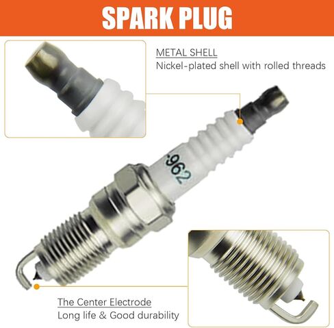 Set of 1 FD480 Ignition Coil Pack & 6 PCS Spark Plugs with Wire Set Compatible with Mazda B3000 Ford Mustang Ranger Mountaineer 1900-2011 2.5L 3.0L 3.2L 4.0L V6 Replacement for DG452 FD490 in Saudi Arabia