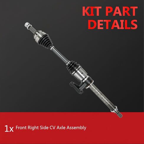CV Axle Shaft Assembly Front Right Compatible with Dodge Caliber 2007-2012, Jeep Compass 2007-2017, Jeep Patriot 2007-2017 Front Right Passenger Side CV Axles Joint in Kuwait