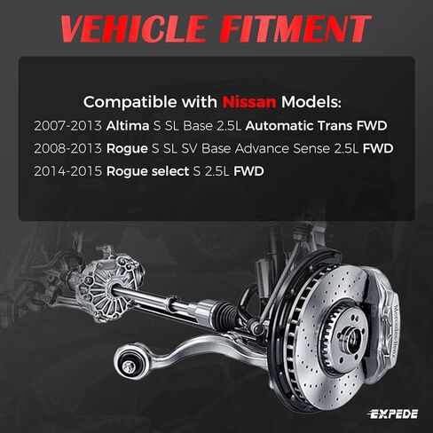 CV Axle Shaft Assembly Front Right Compatible with Dodge Caliber 2007-2012, Jeep Compass 2007-2017, Jeep Patriot 2007-2017 Front Right Passenger Side CV Axles Joint in Kuwait
