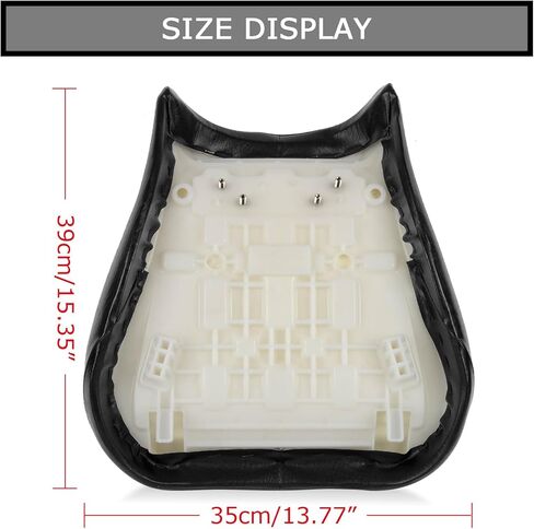 PSLER Front Cushion Seat for GSXR1300 - Motorcycle Rider Driver Rectangular Pad Seat for Hayabusa GSXR1300 1997-2007(Black) in Saudi Arabia