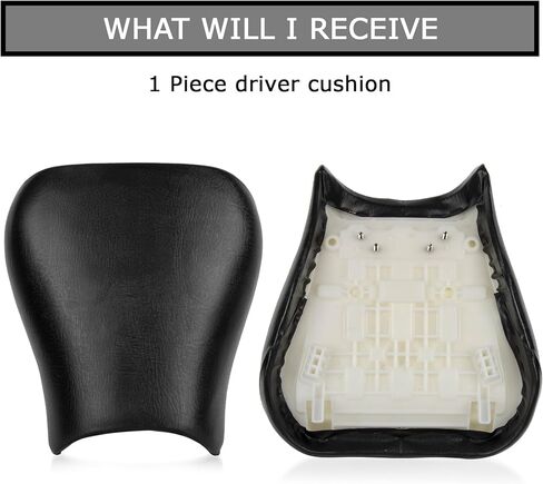 PSLER Front Cushion Seat for GSXR1300 - Motorcycle Rider Driver Rectangular Pad Seat for Hayabusa GSXR1300 1997-2007(Black) in Saudi Arabia