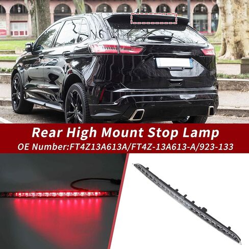 LED Third Brake Light for Ford Edge 2015-2024 No.FT4Z-13A613-A/923-133 Clear 3rd High Mounted Stop Lamp Rear Center High Level Brake Light FT4Z13A613A in Kuwait