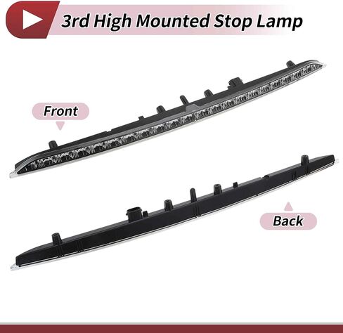 LED Third Brake Light for Ford Edge 2015-2024 No.FT4Z-13A613-A/923-133 Clear 3rd High Mounted Stop Lamp Rear Center High Level Brake Light FT4Z13A613A in Kuwait