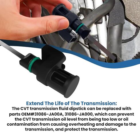 31086-JA00A مقياس ناقل الحركة، مؤشر مستوى سائل CVT ATF بديل مقياس الغمس لنيسان ألتيما 2007-2020، لروج 2013-2022، لماكسيما مورانو 2006-2022 in Kuwait