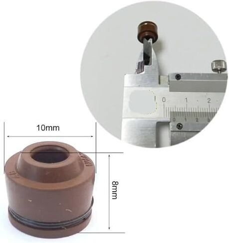 Replacement Motorcycle Engine Cylinder Valve Stem Oil Seals fits GY6 50cc 125 150cc QMB139 157QMI 152QMI Scooter Moped 4pcs in Saudi Arabia