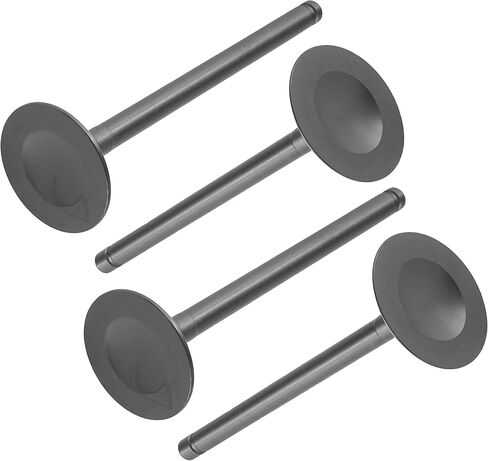 Caltric Exhaust and Intake Valve Compatible with Honda XR600R 1985 1986 1987 1988 1989 1990 1991-1997 in Kuwait