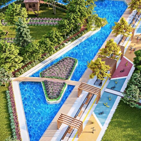 Toyvian Artificial River Water Terrain, 5 Sheets Fake Water Scenery Stickers for Miniature Basing Realistic Stream Landscape Decor for Dioramas Wargaming Sand Table Fairy Garden Model Scenery in Kuwait