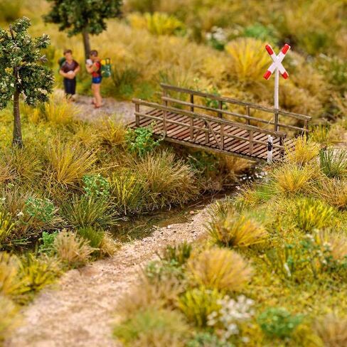 Static Grass Tufts - Model Terrain Scenery for Dioramas, Train Layouts, Architecture Models, Miniature Landscapes with Two Colors (208 Pieces) in Saudi Arabia