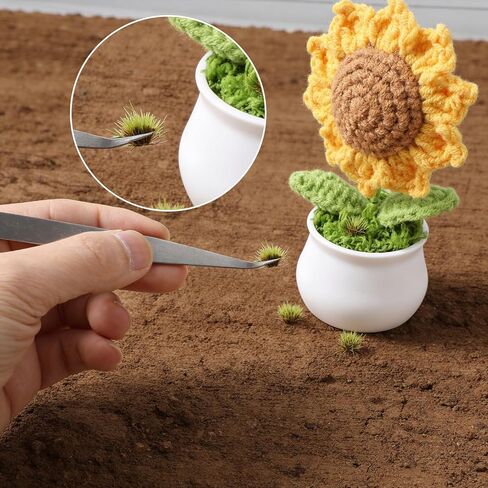 Static Grass Tufts - Model Terrain Scenery for Dioramas, Train Layouts, Architecture Models, Miniature Landscapes with Two Colors (208 Pieces) in Saudi Arabia