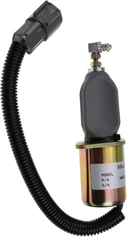 129953-77803 12 V Fuel Shutoff Solenoid 12995377803 Fits For Kubota 3A 70mm & 82mm Engine 129953-77810 SA-4260-12 12995377810 SA426012 in Kuwait