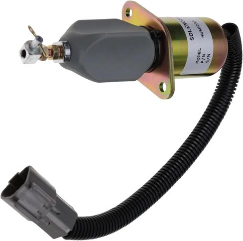 129953-77803 12 V Fuel Shutoff Solenoid 12995377803 Fits For Kubota 3A 70mm & 82mm Engine 129953-77810 SA-4260-12 12995377810 SA426012 in Kuwait