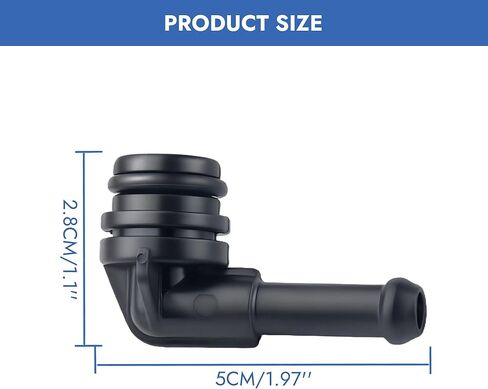 Black Thermostat Housing Replaces 25672-3C200 256723C200 Bypass Nipple Durable Coolant Bypass Nipple for Kia 2009-2018 Sorento 3.3L 3.5L Car Accessories for Engine Cooling Systems in Kuwait