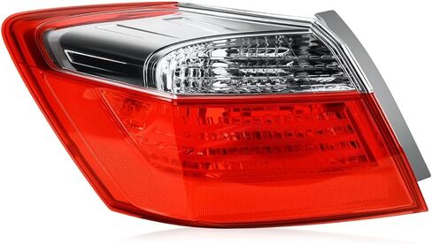 Tail Lights Outer Compatible with 2013 2014 2015 Honda Accord LX EX Sport Sedan 4 Door Halogen Type Brake Rear Lamp Taillights Replacement for 33500T2AA01 HO2805101 in Saudi Arabia