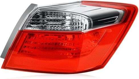 Tail Lights Outer Compatible with 2013 2014 2015 Honda Accord LX EX Sport Sedan 4 Door Halogen Type Brake Rear Lamp Taillights Replacement for 33500T2AA01 HO2805101 in Saudi Arabia