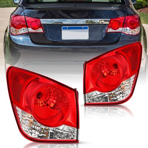 ضوء خلفي JSBOYAT يناسب 2011-2015 Chevy Cruze 2016 مجموعة الضوء الخلفي الخارجي المحدود هالوجين الضوء الخلفي OE مصباح خلفي للفرامل بديل مباشر مع لمبة LH جانب السائق الأيسر in Kuwait