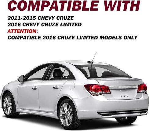 ضوء خلفي JSBOYAT يناسب 2011-2015 Chevy Cruze 2016 مجموعة الضوء الخلفي الخارجي المحدود هالوجين الضوء الخلفي OE مصباح خلفي للفرامل بديل مباشر مع لمبة LH جانب السائق الأيسر in Kuwait