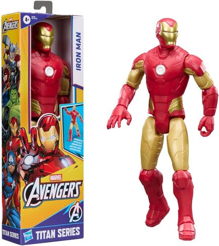 AVENGERS Marvel Titan Series Iron Man 11.5-Inch (29.2 CM) Action Figure, Super Hero Figures & Toys for Kids, Ages 4+ in Saudi Arabia