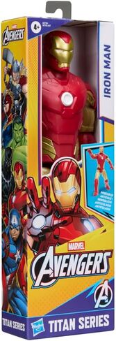 AVENGERS Marvel Titan Series Iron Man 11.5-Inch (29.2 CM) Action Figure, Super Hero Figures & Toys for Kids, Ages 4+ in Saudi Arabia