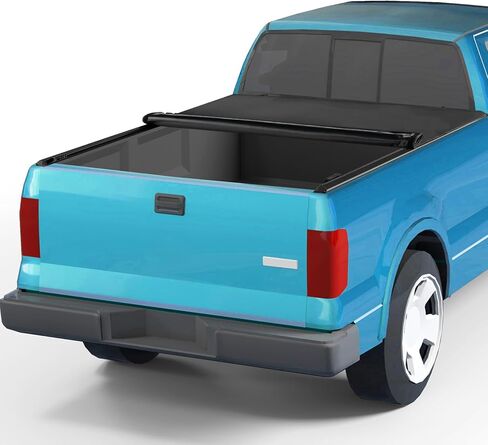 IRONMAX Truck Bed Cover, Soft Tri-fold Truck Tonneau Cover Compatible with 2015-2023 Ford F150 Standard Short Bed, Fleetside 6.5 Feet Bed in Kuwait