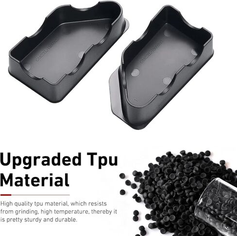 2PCS Bed Rail Stake Pocket Covers, Rear Truck Stake Pocket Hole Plug Covers, Compatible with 2014-2018 Chevy Silverado & GMC Sierra 1500/2500/3500HD(Black) in Saudi Arabia