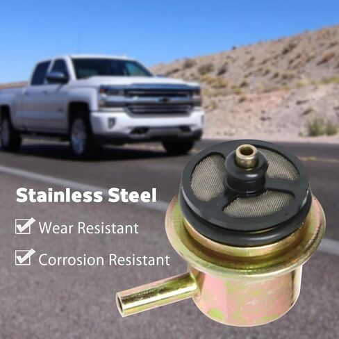 Fuel Injection Pressure Regulator - Kit with Clip and Snap Ring, 3.8BAR, Replaces 19236428, 2173299 in Saudi Arabia