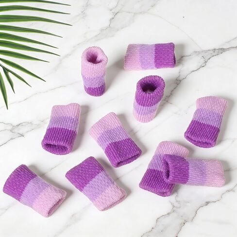 30PCS Crochet Finger Guard, Compression Crochet Finger Sleeves, Elastic Knitting Finger Protector, Breathable Protectors Thumb Splint Brace for Writing, Arthritis Pain Relief, Basketball Sport in Saudi Arabia