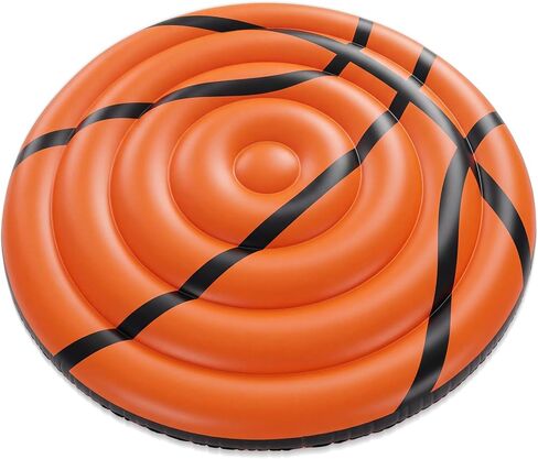 Blueweenly Inflatable Baseball Ride-on Pool Float 5.25 ft Extra-Large Sport Theme Blow up Pool Float Summer Floaty Party Lounge Raft for Beach Swimming Adults in Kuwait