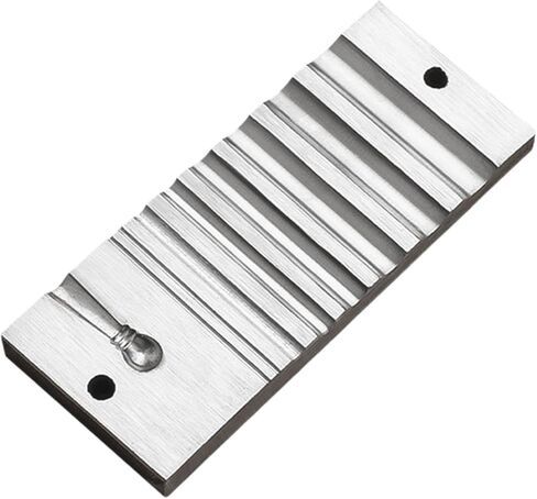 Die Block, Half Round Grooves and Groove, Jewelry Making Block, Metal Forming Block for Bracelets, Style A in Kuwait