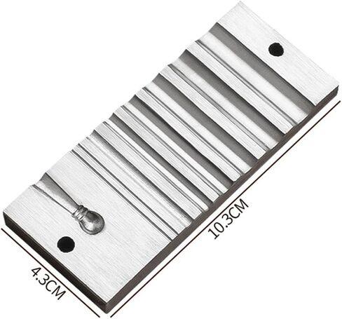 Die Block, Half Round Grooves and Groove, Jewelry Making Block, Metal Forming Block for Bracelets, Style A in Kuwait