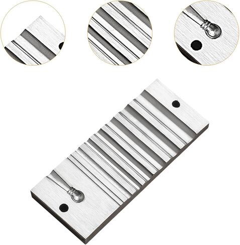 Die Block, Half Round Grooves and Groove, Jewelry Making Block, Metal Forming Block for Bracelets, Style A in Kuwait