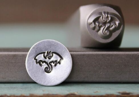 8mm Dragon Metal Punch Design Jewelry Stamp in Saudi Arabia