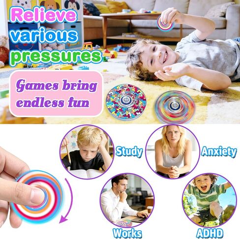 24 Pack Fidget Toys Mini Bulk for Spinner,Party Favors Birthday Gifts Sensory Toys for Kids Boys Girls Adults ADHD Autism Stress Relief,Pinata Goodie Bag Stuffers,Treasure Box Toy Classroom Prizes in Saudi Arabia