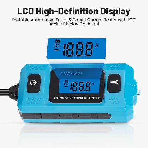 Relay Tester with Battery, Car Fuse Tester, Automotive Circuit Fault Probe Tester, Power Circuit Probe Testers, High-Precision Current Probe Testers, Circuit Testers Automotive with Test Light in Saudi Arabia