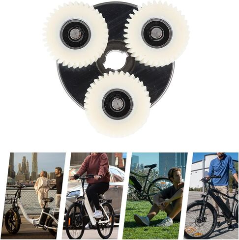 Electric Motor Gear Clutch Kit, 3pcs Nylon 36T Gears with 88mm Clutch Kit for 500 to 750W Motor in Kuwait