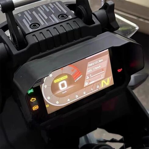 IZX قبعة أداة حاجب الشمس مناسبة لـ CFMOTO 450MT 675SR 150SC 450MT 250NK 250SR 450NK 450SR 450SS CF Ibex 450 2024 2025 دراجة نارية شاشة حماية الشمس قناع متر غطاء حماية حامي in Kuwait